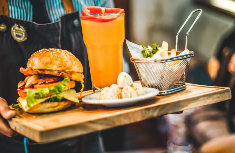 A Tray of Tasty Vegan Food
